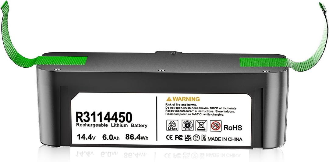 Upgrade 6.0Ah Replace Battery for iRobot Roomba R3 500 600 700 800 900 Series 14.4V Robot Vacuum 980, 960, 895, 890, 860, 695, 690, 680, 675, 640, 614,Extended Life Battery