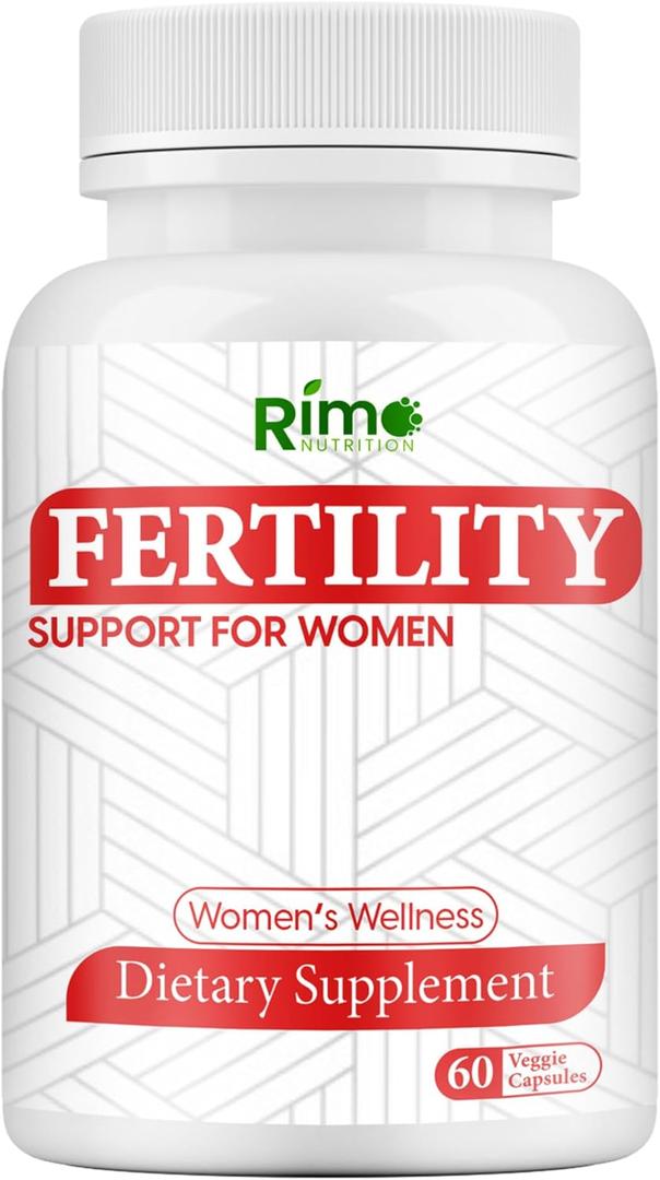 Fertility Supplements for Women, Ovulation & Hormonal Balance, 60 Vegetarian Capsules, EXP 11/2026