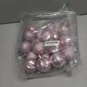 JULMELON 24PCS Large Christmas Balls Ornaments,60mm/2.4 in Shatterproof Plastic Decorative Xmas Tree Ornaments, Assorted Christmas Ball Ornaments for Wedding Mothers Day Party Decorations (Pink)