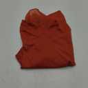 FeelinGirl Long Sleeve Bodysuit for Women Sexy Mesh V Neck Body Suits Thong Corset Top Going Out Outfits for Party (Orange, XL)