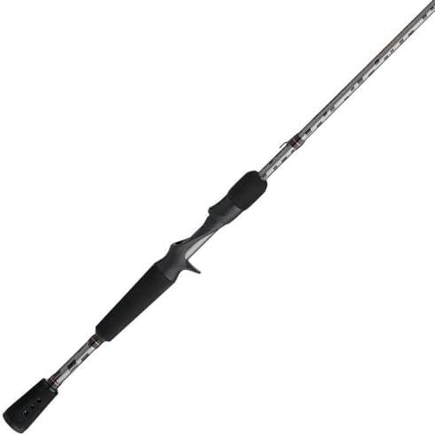 Abu Garcia Vengeance Casting Fishing Rod, 1-Piece Graphite Fishing Rod for Freshwater or Saltwater Fishing, Shock Absorbing Tip