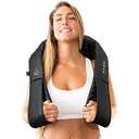 InvoSpa Shiatsu Massager with Heat - Deep Tissue Kneading Pillow for Neck, Shoulders, and Back - Electric Full Body Massage