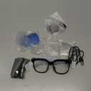 AI Smart Glasses with Camera, 8MP HD Camera Glasses for Men Women, 1080P Video Recording Sunglasses, Real Time Translation, Voice Assistant, AI Photo Recognition,Bluetooth Glasses for Travel/Meet/Vlog (Black)