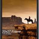 A PLUS MAX 20x27 Picture Frame Black Light Weight Wall Mount