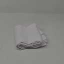 36 Inch Length Kitchen Curtains Linen Blend Back Tab Privacy Light Filtering Bathroom Window Curtain Neutral Sheer Short Curtains for Front Small Door Window Laundry RV Camper 26x36 White 3 FT