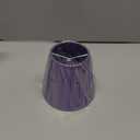 2pcs Small Purple Table Lamp Shade, Linen Barrel Lamp Shade Cone Fabric Floor Lampshade Light Weight Farmhouse Lampshade Easy to Install for Desk Bedside Bedroom Living (6.68inch)