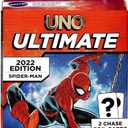 Mattel Games UNO Ultimate Marvel Card Game Add-On Pack with Spider-Man Character Deck & 2 Collectible Foil Cards, Gift for Collectors & Kids Ages 7 Years & Older