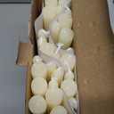 YOROXRG 36 Pack Ivory White Taper Candles, 7-8 Hours Burn Time, Unscented, Smokeless and Dripless, 0.8 x 10 Inch Dinner Candle Set for Household, Wedding, Party and Home Dcor Candlesticks