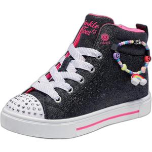Skechers Kids' Twinkle Sparks - Charm Bestie (Black) Size 1 