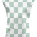 Golf Head Covers for Woods and Driver Fairway Hybrid Funny PU Leather Golf Club Head Covers for Women Men Golf Accessories for Halloween Christmas Birthday Present (Green Checkered)