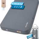 Hikenture 4" Thick Self Inflating Sleeping Pad, Foam & Air Camping Mattress, 9.5 R-Value Insulated Sleeping Mat, Portable All Season Camping Pad for Tent, Car, Cot, Truck (Full (80"53"))