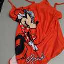 Disney Womens Bathing Suit | Minnie Mouse Swimsuit for Summer | One Piece Womens Bathing Suit Size M