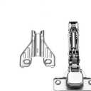 Kimdot Soft Close Cabinet Hinges for Face Frame Cabinet Full Overlay Cabinet Door Hinges 105 Degree Adjustable Concealed Kitchen Cabinet Hinges Brushed Satin Nickel with Mounting Screws 2PCS