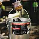 Behrens Galvanized Steel Can with Locking Lid 6 Gallon, 1 Bucket