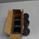 Furniture Risers Black Bed Risers 2 inch (Set of 6), Heavy Duty Bed Lifts Risers for Table, Sofa, Couch, Desk, Adjustable Bed Frame Risers Supports Up to 3,300 Lbs