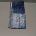 Emvency Farmhouse Style Table Runner, Abstract Art Painting Denim Blue Dining Decor for Kitchen Coffee Table Family Dinners Holiday Parties Wedding Events Decor(13x90 inch)