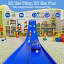 Flexible Race Track Toys for Kids: 20 Ft Flex Race Car Ramp Track with Suction Cups - Rolls Up Portable DIY Racetrack with 4 Racing Cars- Birthday Gifts for Boys Girls Ages 3+