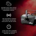 CHAUVET DJ Hurricane 1600 Compact High-Output Fog Machine w/Timer Remote & Automatic Shut-Off, BLACK