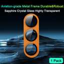 TZGZT Camera Lens Protector for Samsung Galaxy S26 / Galaxy S26 Plus, One-piece Metal Manufacturing, Unbreakable Shatterproof, Screen Protector Tempered Glass Cover Accessories, Case Friendly-Orange