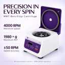 VIRTUOSE PRP Centrifuge Machine, 8X15ml/10ml, 300-4000RPM, Max 1860×g