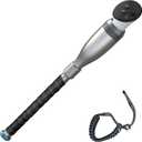 VR Baseball Bat Attachment for Meta Quest 3s/3/2, Aluminum Baseball Bat Handle Accessory with Bat Grip Tape for Win Reality (Weighted-Silver)