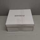 Women's Knee High Boots Tall Fall Wedges Round Toe Comfortable Size Zip with Fashion Buckles Platform Shoes for Women (8, Khaki)