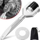 Benlari X3 Belt Changing Tool Kit Compatible with Can-Am Maverick X3/X3 MAX/RS/DS/TURBO/R 2017-2024 Clutch Removal Tool Fits 64"/72" Wheel Base Width (Silver)