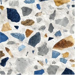 Nuxovilar Peel and Stick Vinyl Floor Tiles - 11.8"x11.8" Terrazzo - Inspired Pattern, 10 - Pack Self - Adhesive Flooring for Easy Installation (12x12 Inch)