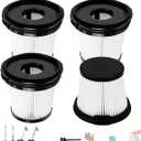 4 Pack IW3511 BU3521 Filter Replacements for shark detect pro filters IW1111 IW1120 Lightweight Cordless Stick Vacuum, filter for shark vacuum cleaner BU3523 with Auto-Empty System, Part XPRFIW1000