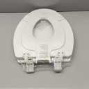 Mayfair NextStep2 Slow-Close Toilet Seat with Built-In Toddler Potty Training Seat, Removable, White, Round