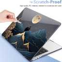 May Chen for M5 MacBook Air 13.6 Inch Case 2026 2025 2024-2022 Release M5 A3449 M4 A3240 M3 A3113 M2 A2681, Plastic Hard Shell Case for MacBook Air 13.6" with Retina Display, Starry Mountain
