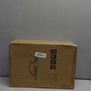 Nature Smile Deluxe Wooden Pants Hangers Solid Wood Bottom Jeans Hanger Skirt Hanger with 2-Adjustable Clips Pack of 20 (White)