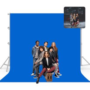 10x20Ft Blue Chromakey Backdrop for Photography, Blue Screen for Product Portrait Photo Shooting, Background Cloth for Video Recording, Party, Meeting, Zoom, Live