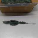 Alpurple 45 Packs Artificial Pine Needles Branches Garland- 10.2 x 2.5 Inch Green Plants Pine Needles- Fake Greenery Pine Picks for Christmas Garland Wreath Home Garden Decoration