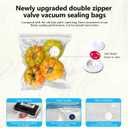 Vixino Vacuum Sealer, Vacuum Sealer For Food, Handheld Vacuum Sealer (Vacuum Sealers + 30 Reusable Vacuum Seal Bags)