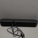 Redragon GS560 RGB Desktop Soundbar, 2.0 Channel Computer Speaker with Dynamic Lighting Bar Audio-Light Sync/Display, Touch-Control Backlit with Volume Knob, USB Powered w/ 3.5mm Cable, Black