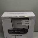 Vinyl Record Player Bluetooth Vintage Portable Suitcase Turntable with Built-in Speakers 3-Speed Belt-Driven Record Player Support RCA Output and Headphone Output