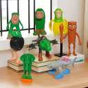 Tralalero Tralala Action Figure,Tung Tung Tung Sahur, BRR BRR Patapim,Collectible Animals Figurine Doll Gifts for Fans (Pack of 8)