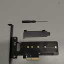 EZDIY-FAB PCI Express M.2 SSD NGFF PCIe Card to PCIe 4.0 x4 M2 Adapter (Support M.2 PCIe 22110,2280, 2260, 2242)