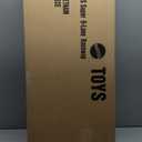 Hot Wheels Toy Car Playset with Lights, Sounds & 6 1:64 Scale Vehicles, Super 6-Lane Raceway, 8-foot Track that Rolls Up for Storage 