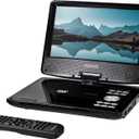 Magnavox 9 Inch TFT Swivel Screen Portable DVD/CD Player With USB/SD card slot, Remote And Car Adapter Rechargeable Battery