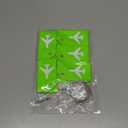 10 Pack Silicone Luggage Tag for Suitcases with Stainless Loop, TSA Approved, Privacy Protection Travel Essentials Bag Tags by Gostwo, Green