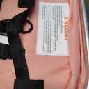 Hagaday Baby Stroller, 2-in-1 Reversible Toddler Seat with Bassinet Mode, Foldable Infant Stroller with Canopy, One Button Brake, Adjustable Handle, Newborn Pushchair(Pink)