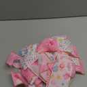 2 Pack Pink Christmas Tree Topper Bows, 12 x 20 Pastel Christmas Tree Decor Large Candy Craft Bows Ornaments with Pastel Wired Edge Xmas for Home Front Door Decor