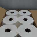 Genuine Joe Hardwound Roll Paper Towels, 7.90" Width x 800 ft Length, 2" Core, White, 6 / Carton