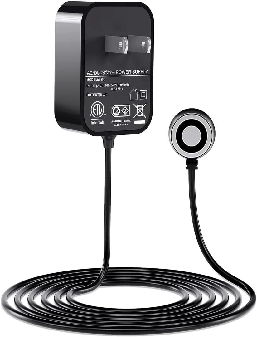 Replacement for Shark VM252 Magnetic Charger, Replacement for Shark VACMOP Charger Compatible with Shark Vm252 Vm252c Qm250 VACMOP Pro Cordless Hard Floor Vacuum Mop Charger