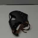 Short Snout Dog Muzzle- Adjustable Soft Silicone Flat Faced Muzzle Bulldog Muzzle Breathable Dog Mask for Biting Chewing Training Licking and Grooming (Black, LHead 15-17")