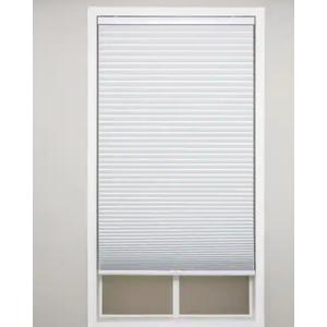 White Cordless Blackout Polyester Cellular Shades - 70 in. W x 48 in. L