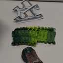 Dinosaur Toys,Create A Dinosaur World Road Race,Flexible Track Playset and 2 pcs Cool Dinosaur car for 3 4 5 6 Year & Up Old boy Girls Best Gift (Green)