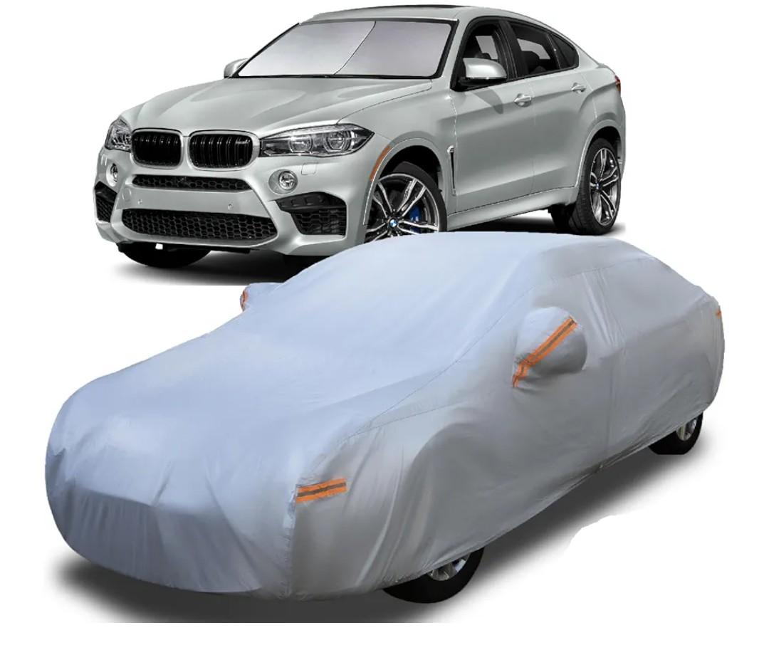 EzyShade 10 Layer Waterproof Car Cover + 2 Piece Windshield Sun Shade